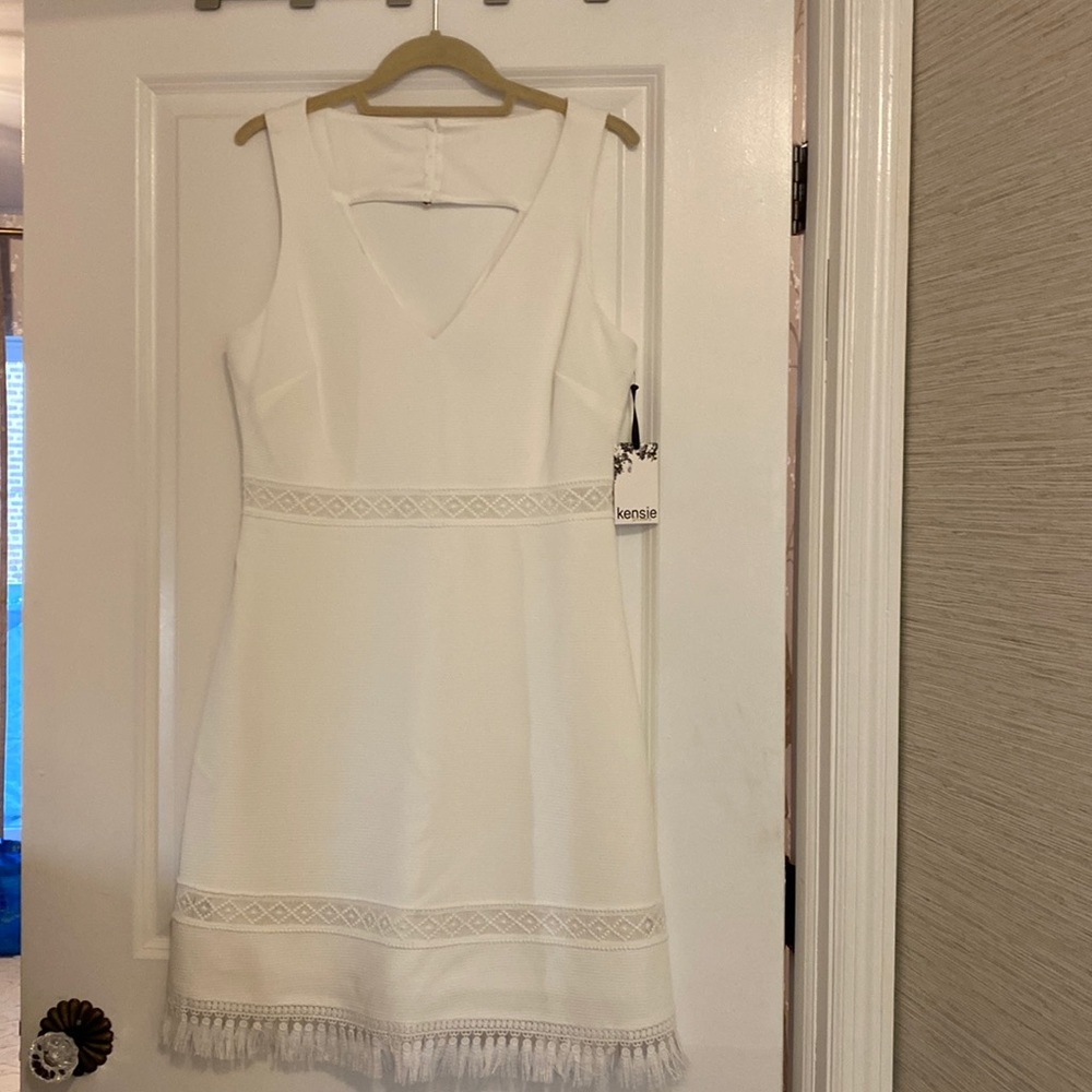 Kensie White Mini Dress NWT